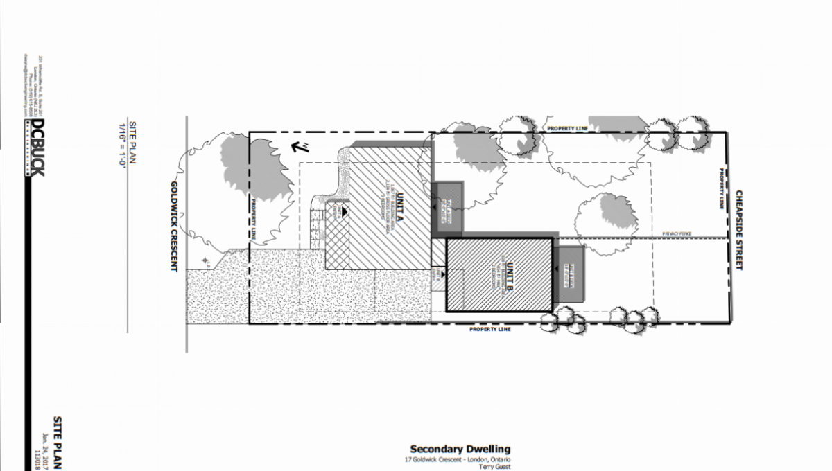 17 GOLDWICK CRES. - PRELIMINARY PLANS - 113018_001