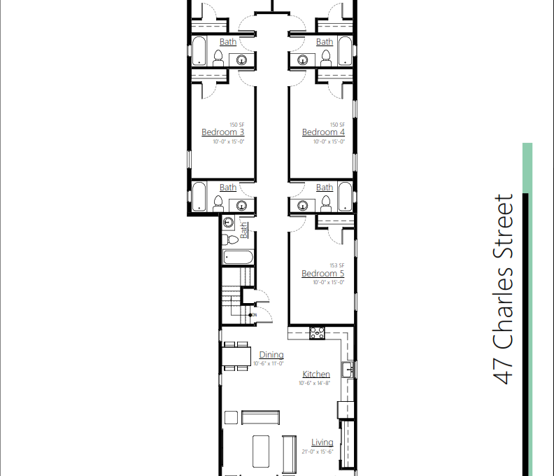 47 Charles Street - Black Line Drawings - 571018_001